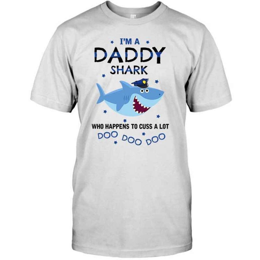 TBL – Police Daddy Shark Who Happens To Cuss A Lot Shirt