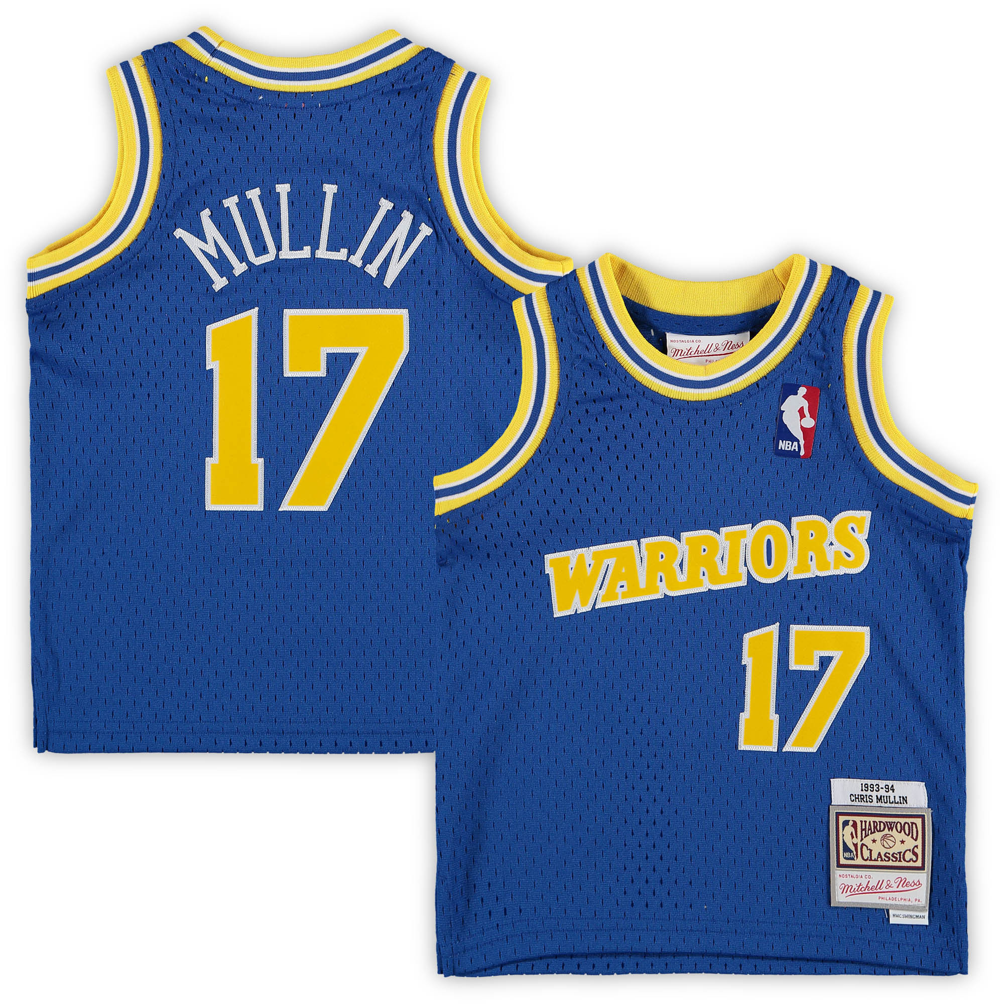 Chris Mullin Golden State Warriors Mitchell & Ness Infant 1993/94 Hardwood Classics Retired Player Jersey – Royal NBA