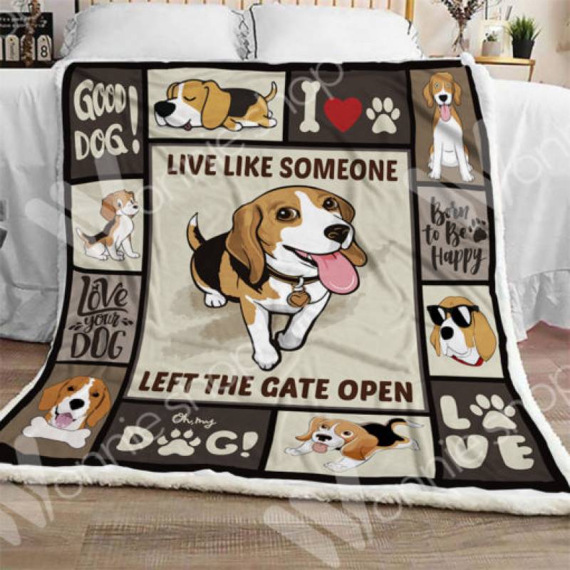 Beagle Dog Sherpa Blanket OCT1602 76O56