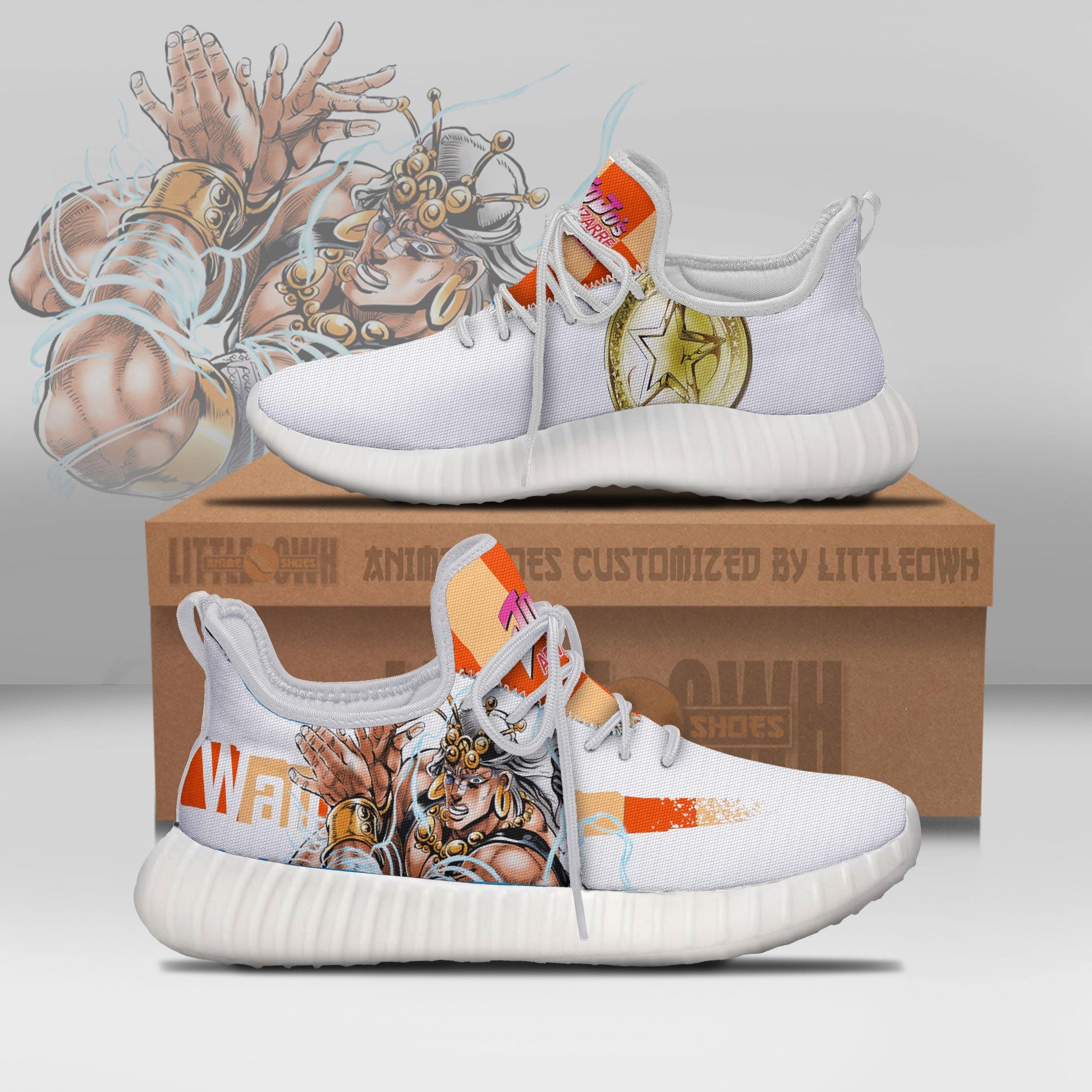 Wamuu Reze Boost Custom Jojo’S Bizarre Adventure Anime Shoes