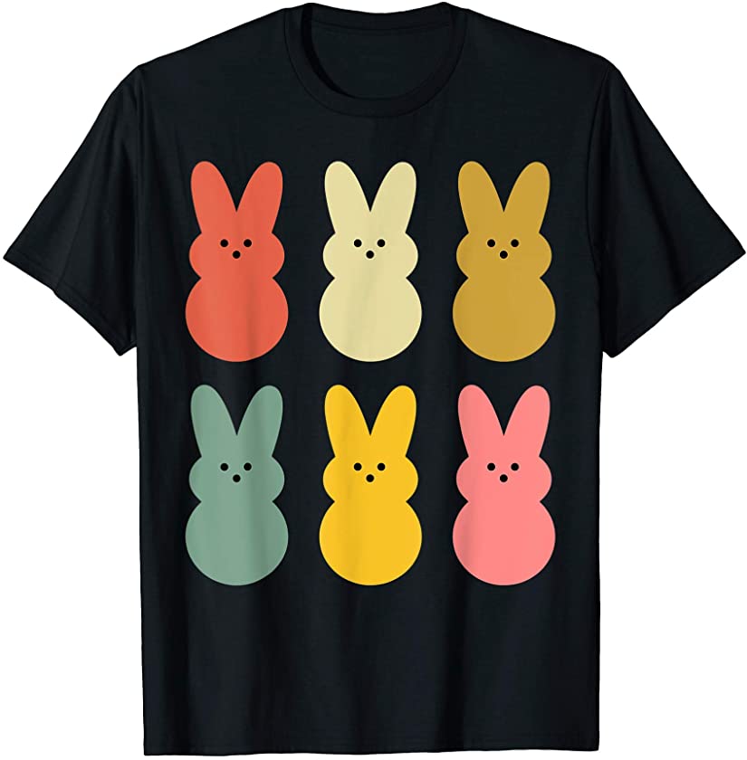 Bunny Vintage Retro Rabbit Lover Men Women T-Shirt