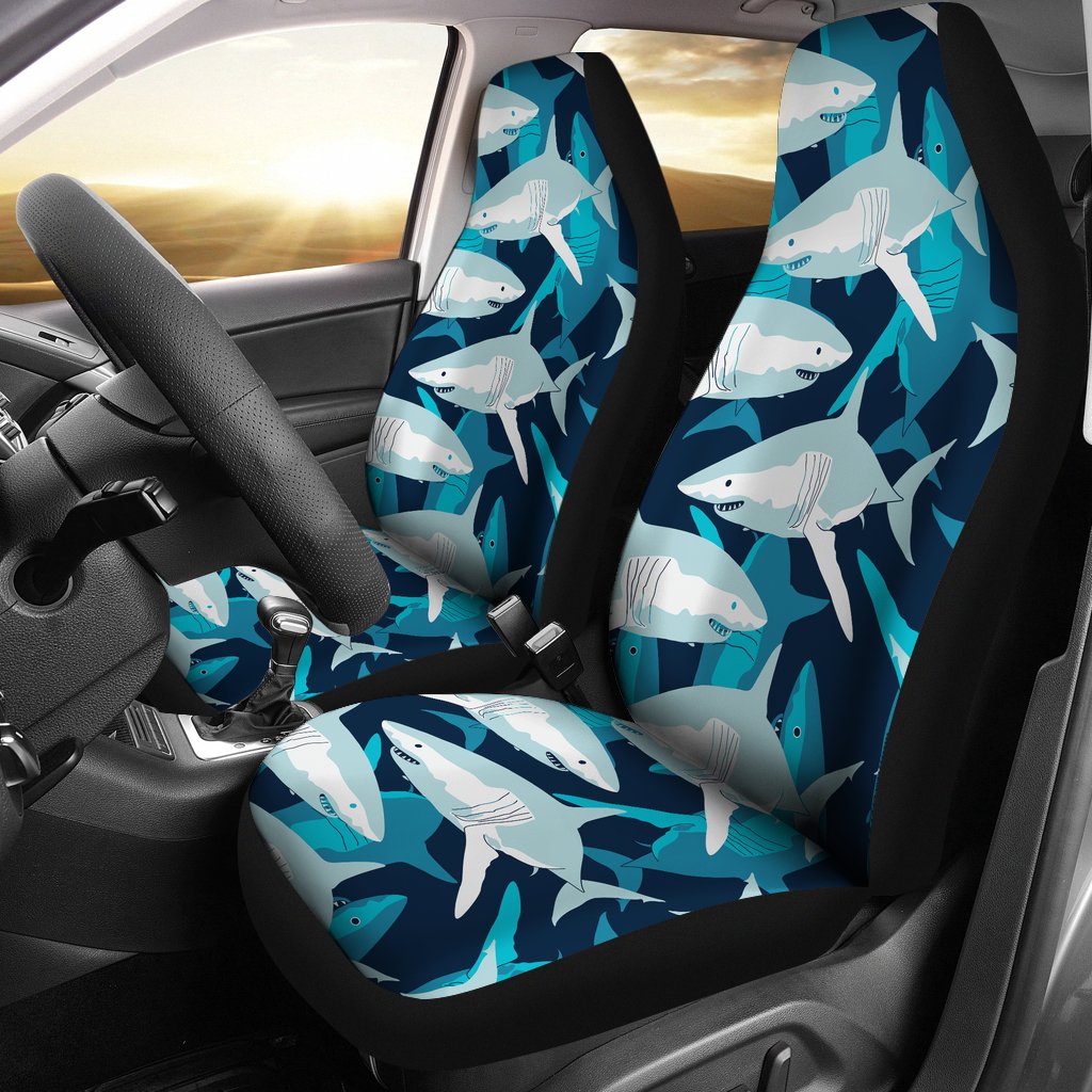 Shark Design Print Car Seat Covers