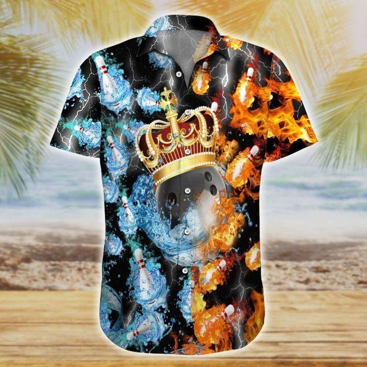 King Bowling Fire And Water Aloha Hawaii Shirts For Men Women Ha2547