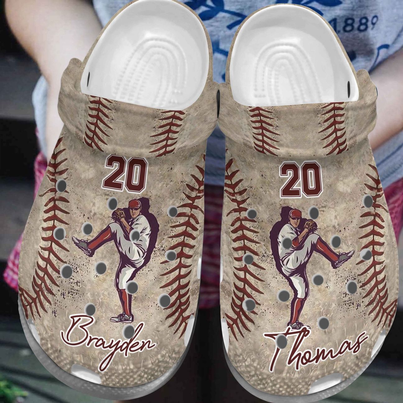 Baseball Personalized Personalize Clog, Custom Name, Text, Fashion Style For Women, Men, Kid, Print 3D Pitcher Batter Catcher