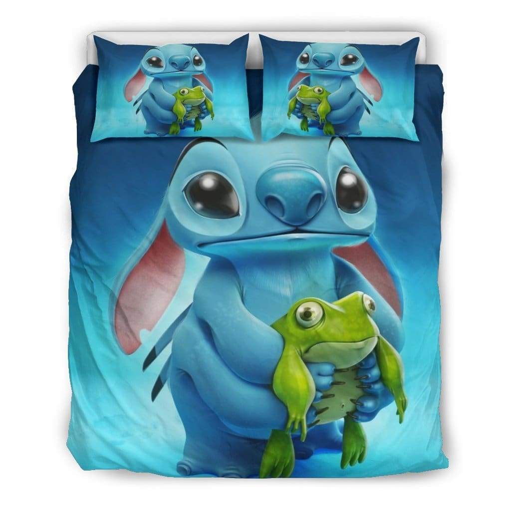 Fandomgift Stitch & Frog Bedding Set Duvet Cover Pillowcase