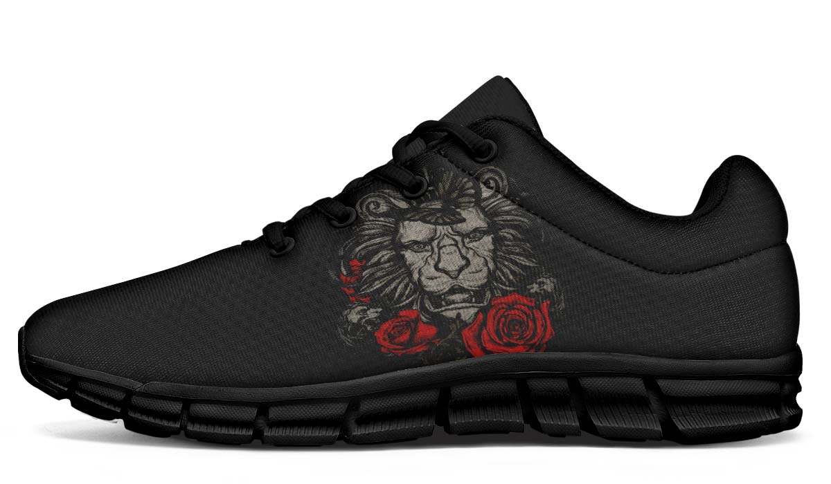 Tattoo Lion Breathable Sneakers Custom Shoes