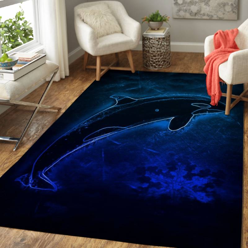 Whale  – Animals Area Rug Carpet