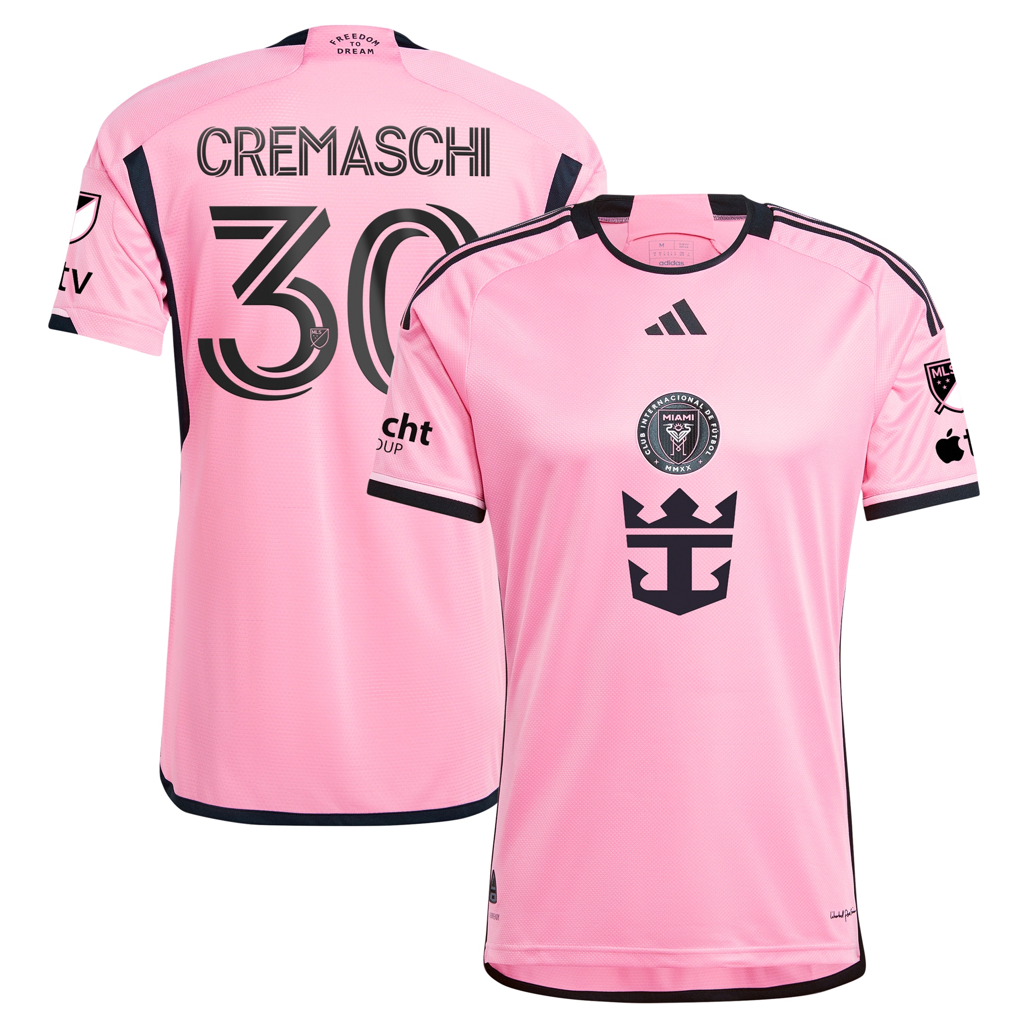 Benjamin Cremaschi Inter Miami CF 2024 2getherness Authentic Player Jersey – Pink