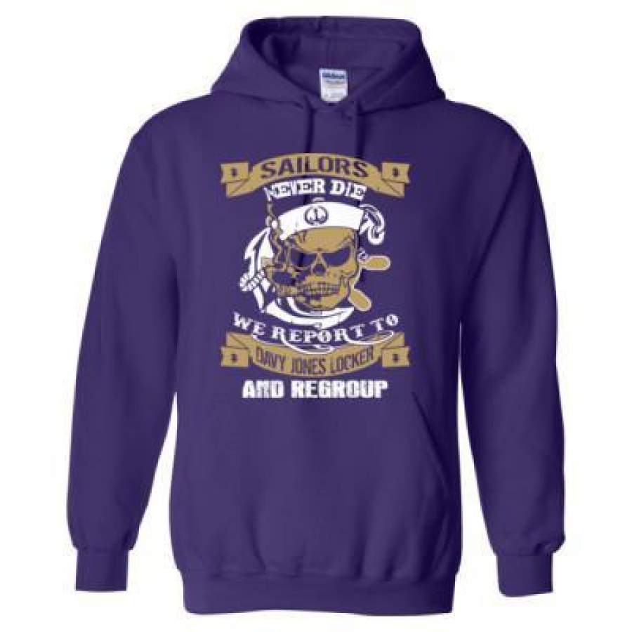 AGR Sailors Never Die Report To Dave Jones And Regroup – Heavy Blend™ Hooded Sweatshirt