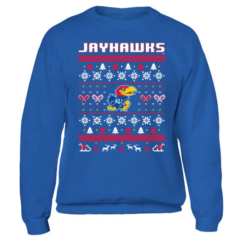 UGLY CHRISTMAS SWEATER DESIGN – KANSAS JAYHAWKS