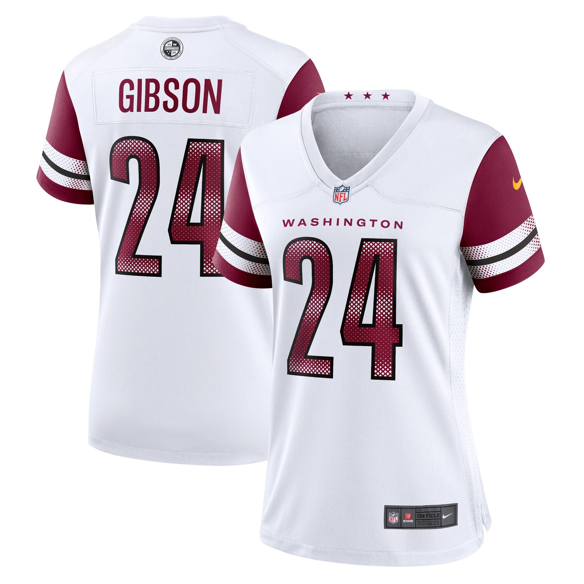 Women’s Washington Commanders Antonio Gibson White Game Jersey