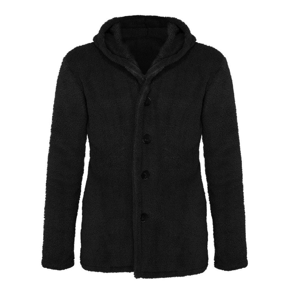 2021 Sherpa Fleece Cardigan Plus Size 3XL Fluffy Hooded Jacket Winter Warm Streetwear Unisex Teddy Sweaters alx