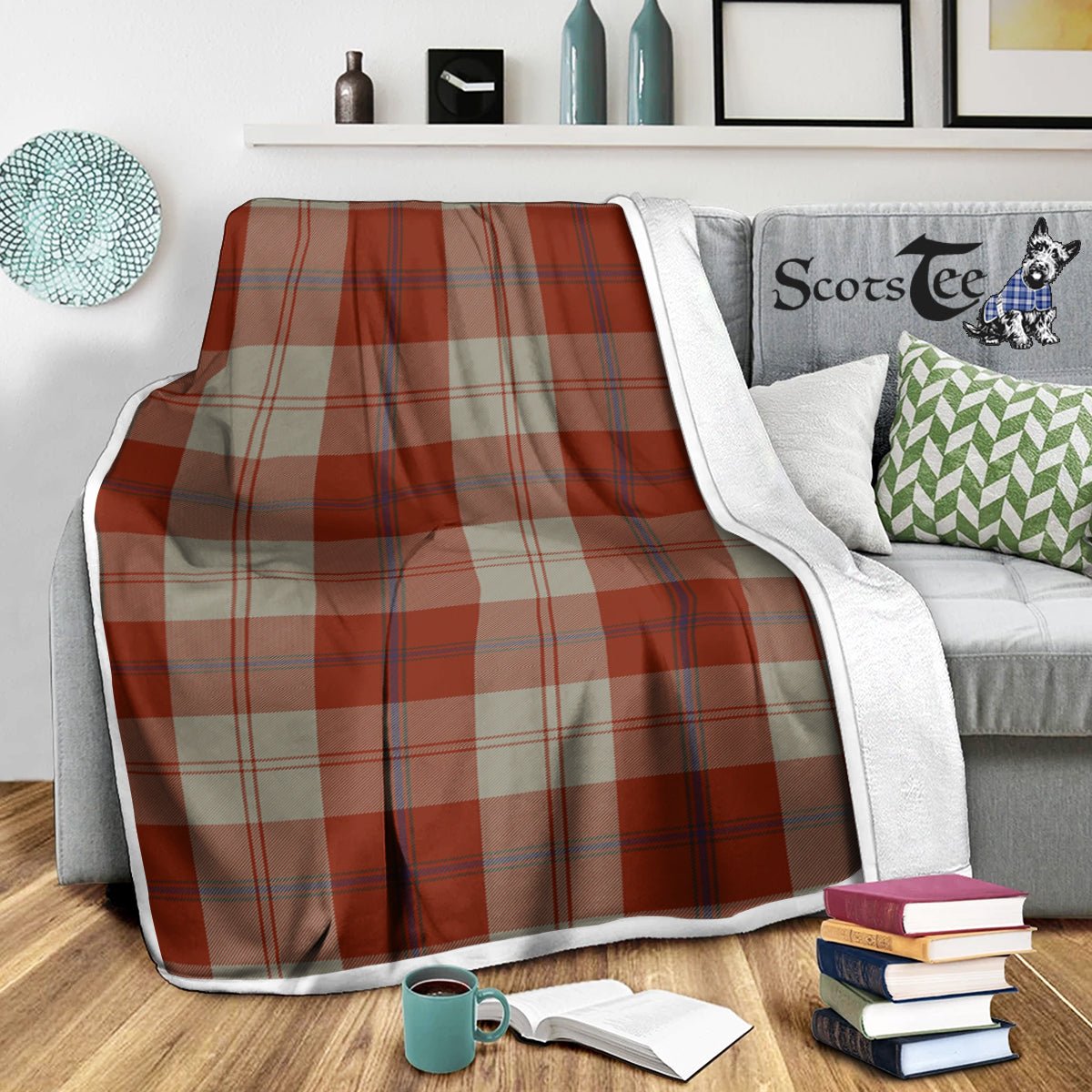 Fashion24Hs - Warm Blanket - Scotstee Shop Tartan Plaid Blanket Davidson Dress Dancers Scottish Tartan Plaid Sherpa Blanket