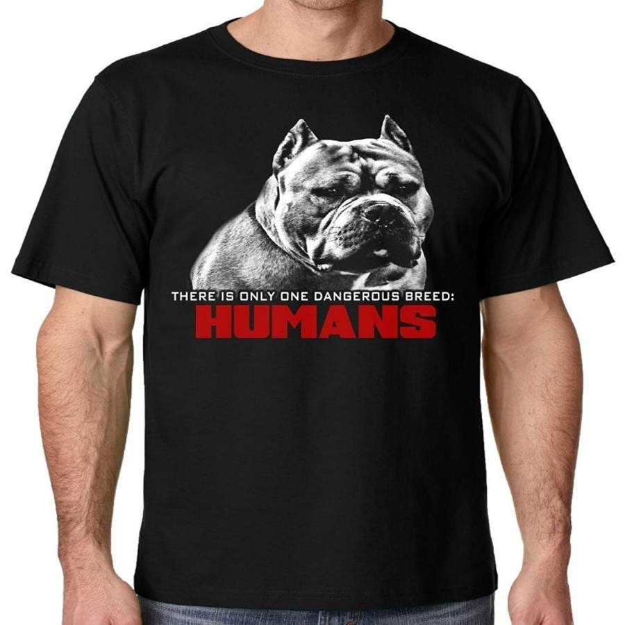 YPS American Bully Supply Company Men’s Pitbull Dangerous Breed Tee Shirt fashion short sleeved T-shirt for men Summer funny t shirt