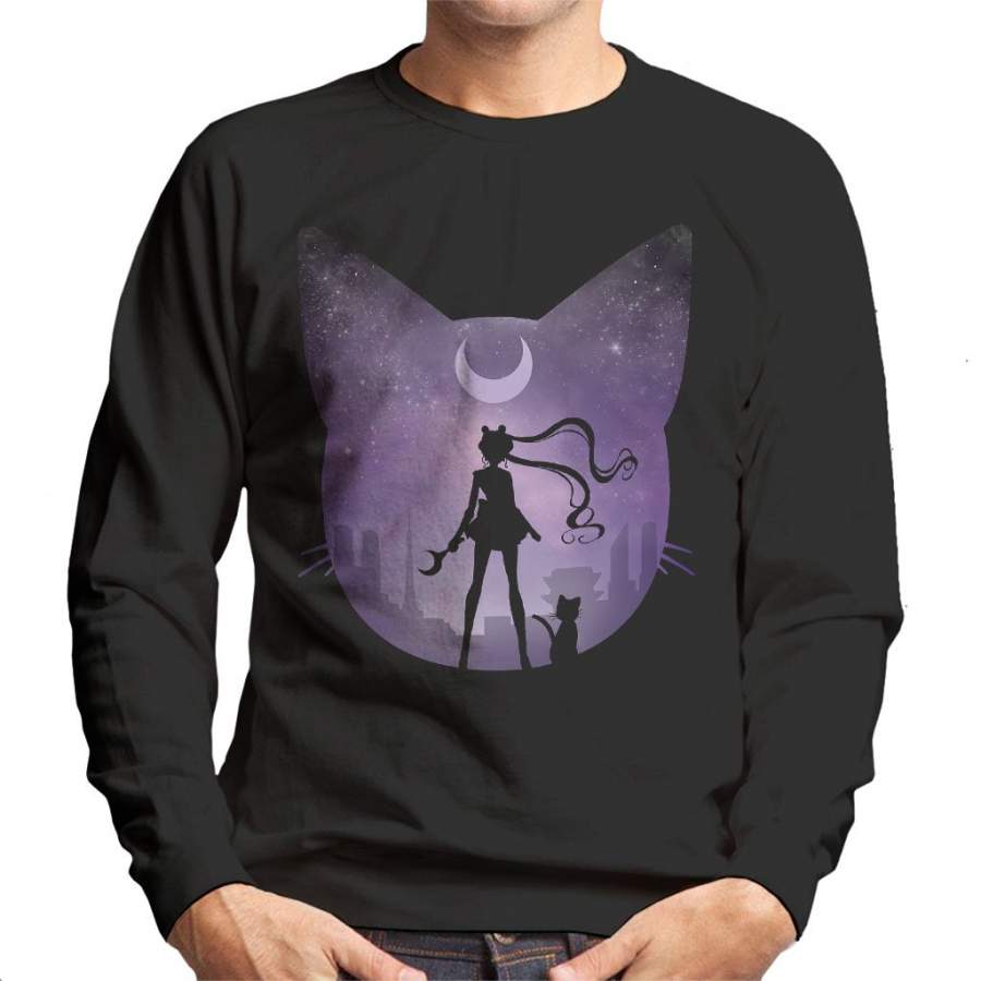 Sailor Moon Artemis Guardian Men’s Sweatshirt