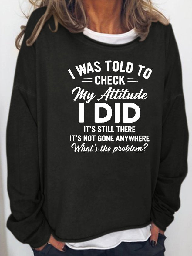 Women Cotton Blend Casual Long Sleeve Top