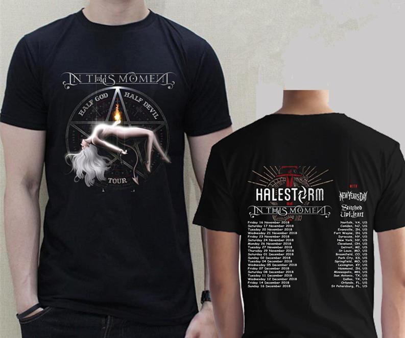 In This Moment & Halestorm Tour Men/Women Black T-Shirt