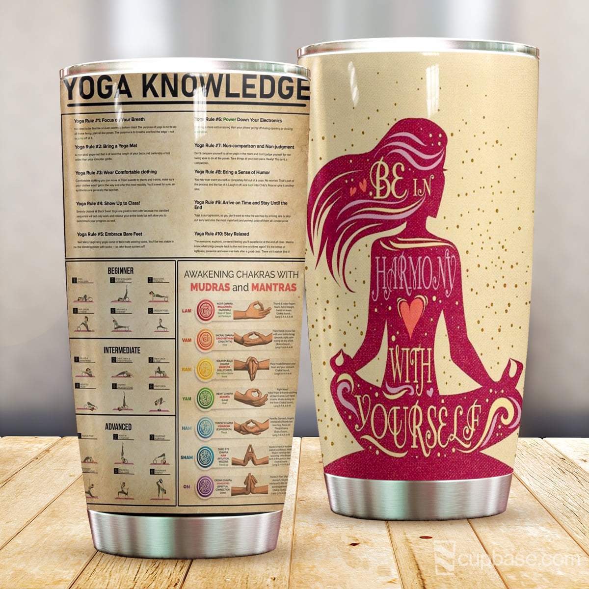 Yoga Knowledge Tumbler Cup Premium MPT9