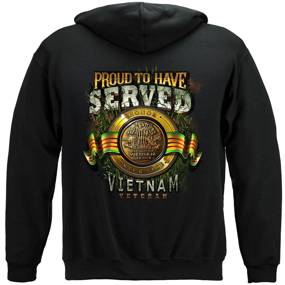 Proud to Have Served Vietnam Veteran Hoodie