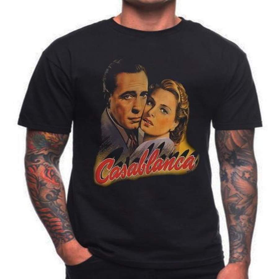 Casablanca Vintage Retro Film Movie T-Shirt