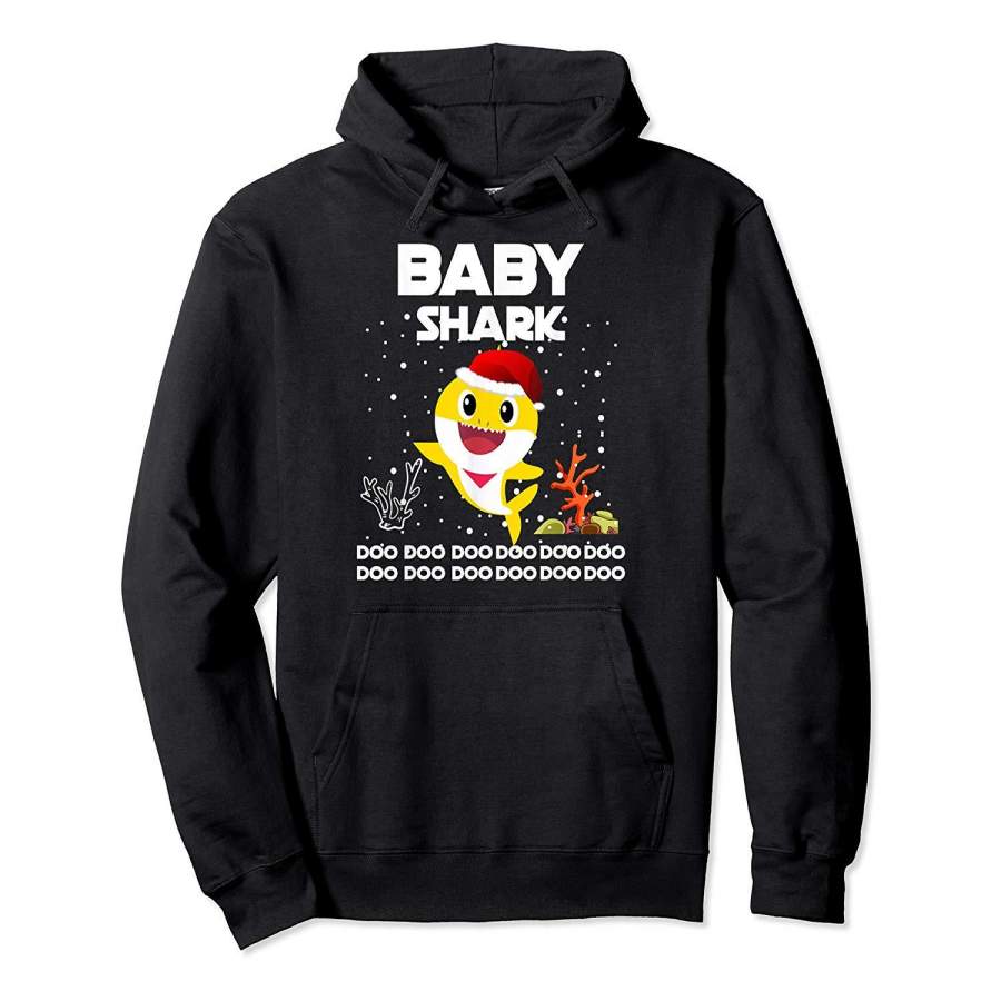 Baby Santa Claus Shark Christmas Hoodie