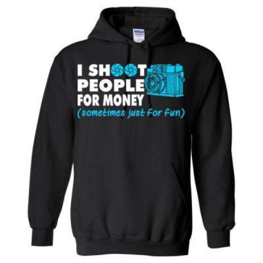 AGR I Shoot People For Money Sometimes Just For Fun – Heavy Blend™ Hooded Sweatshirt