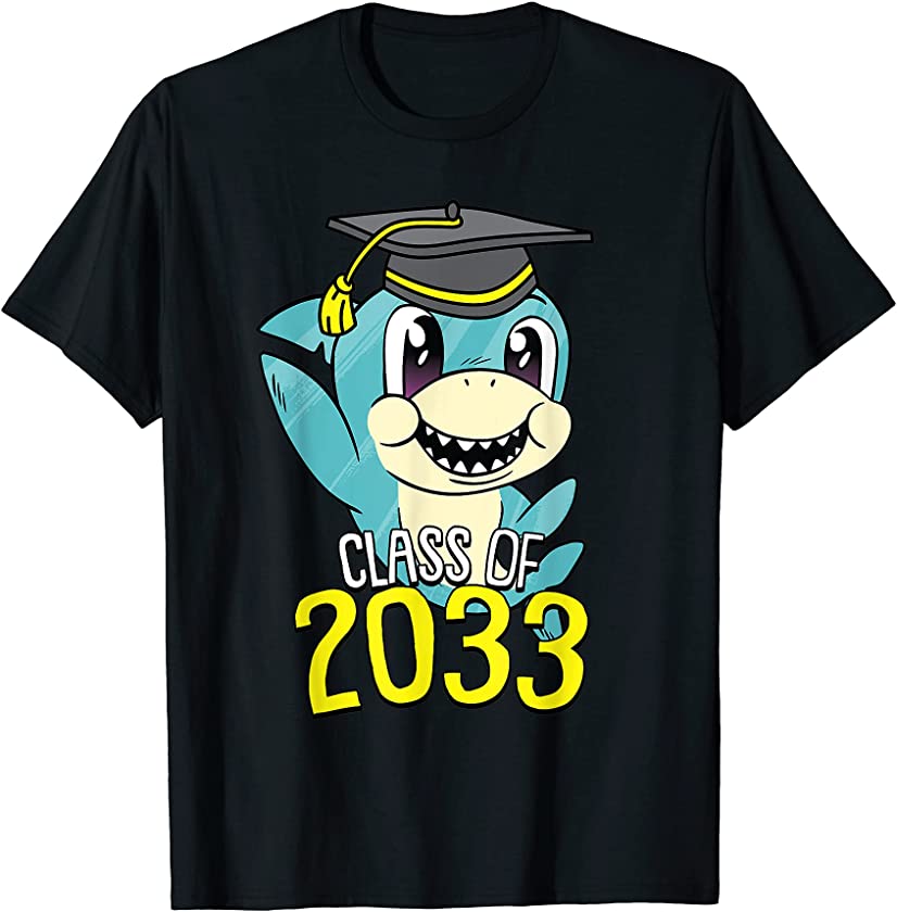 Class Of 2033 Shark First Day Of School Pre-K Kindergarten T-Shirt