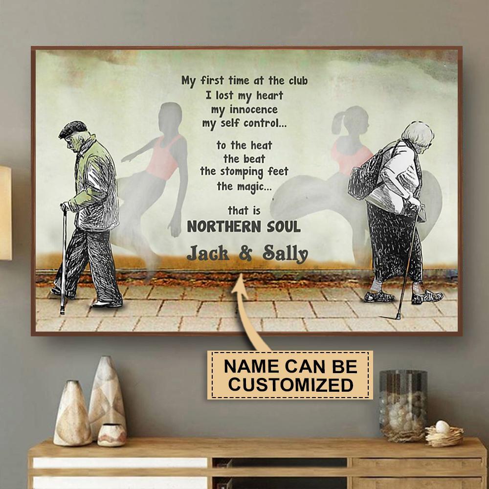 Aeticon Gifts Personalized Dancing Old Couple I Lost My Heart Canvas Mom Dad Gift Home Decor