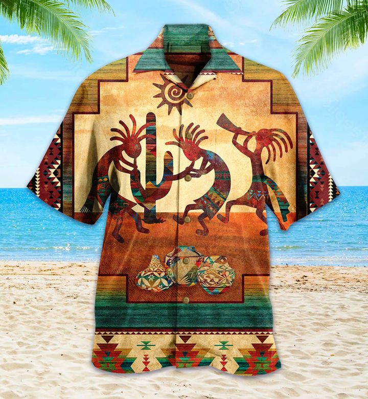 Native American Sun Valley Dance Abstract Pattern Hawaii Shirt Ha85936