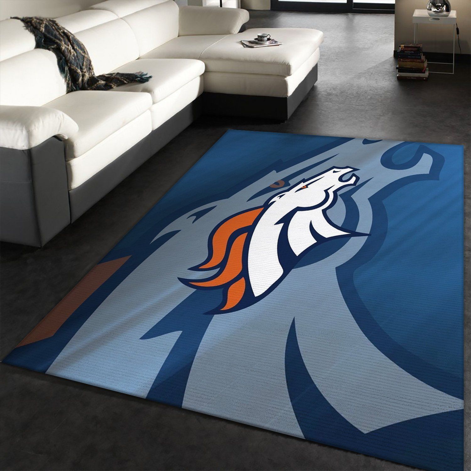 Denver Broncos Area Rugs Living Room Carpet Sdb101201 Local Brands Floor Decor The Us Decor