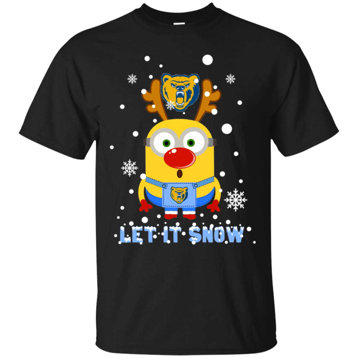 Check out this awesome Minion Northern Colorado Bears Ugly Christmas Sweaters Let It Snow Ultra Cotton T-Shirt