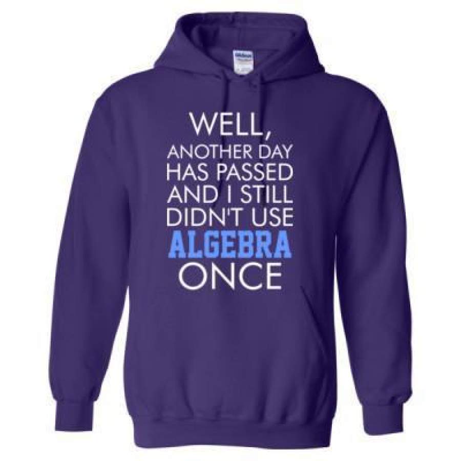 AGR Well Another Day Has Passed And I Still Didnt Use Algebra Once – Heavy Blend™ Hooded Sweatshirt