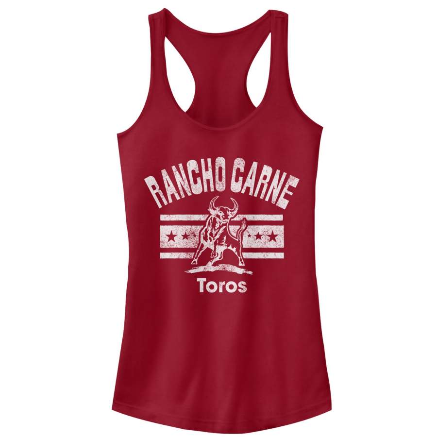 Bring It On Junior’s Rancho Carne Toros Mascot  Racerback Tank