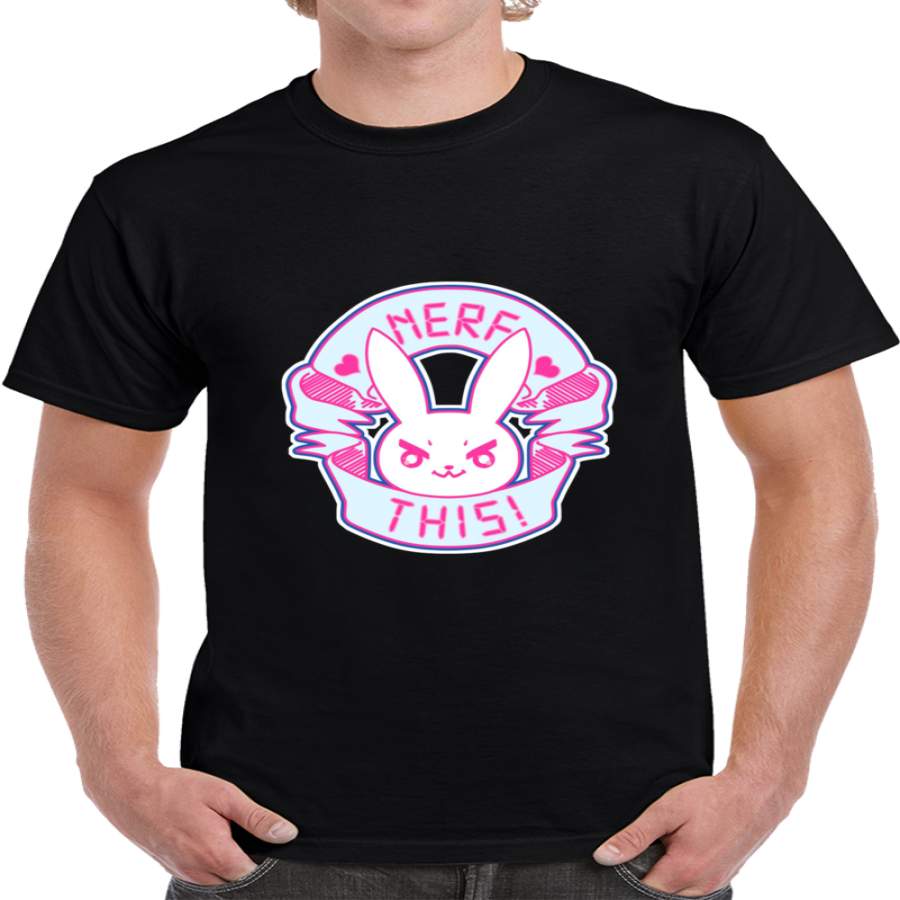 D.va Inspired Bunny – Nerf This T Shirt