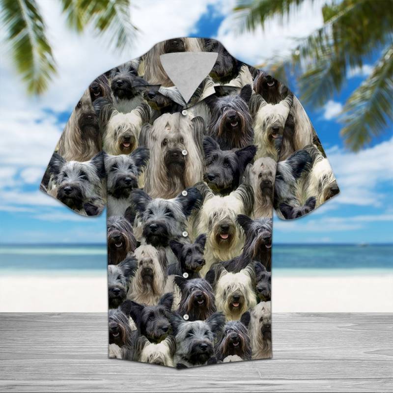 Skye Terrier Awesome Hawaiian Shirt Ha101954