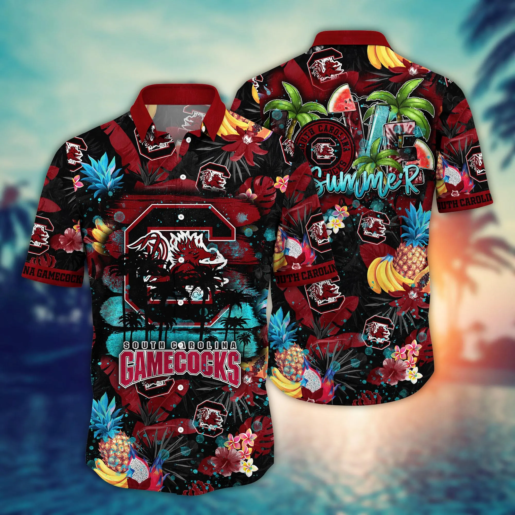 South Carolina Gamecocks NCAA Hawaiian Shirt Sunscreentime Aloha Shirt