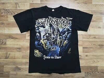 Vintage Suffocation Death Metal Band Souls To Deny 2004 Promo Album T Shirt 2607