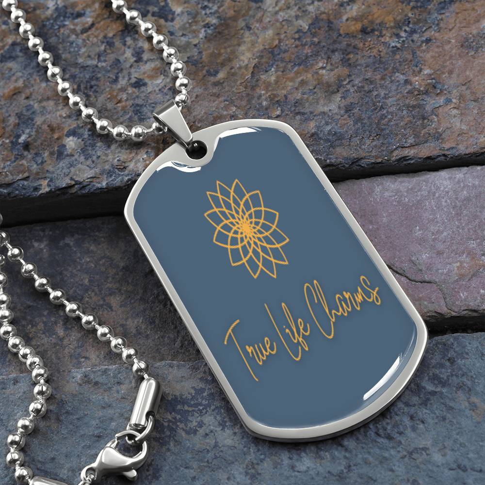 Tlc Dog Tag Necklace