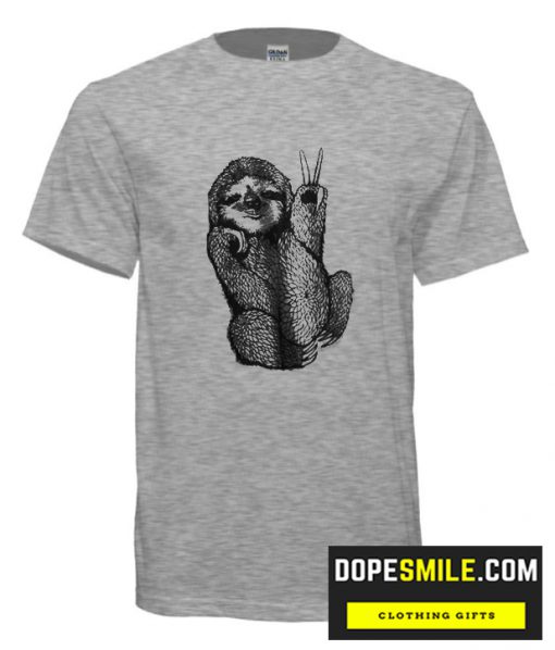 Peace Out Sloth cool T-Shirt