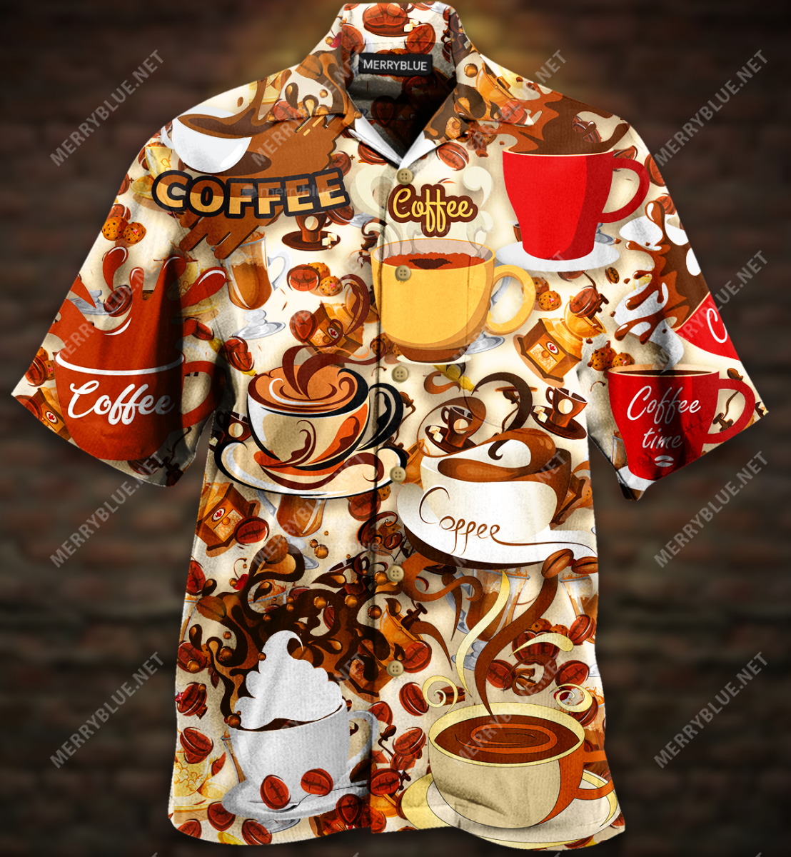 Everything Gets Better With Coffee Unisex Hawaii Shirt Ha101148