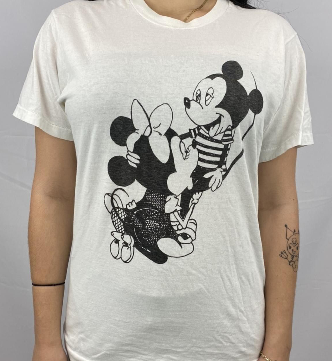 Vintage Mickey Mouse and Minnie Mouse Tee Shirt Outfits