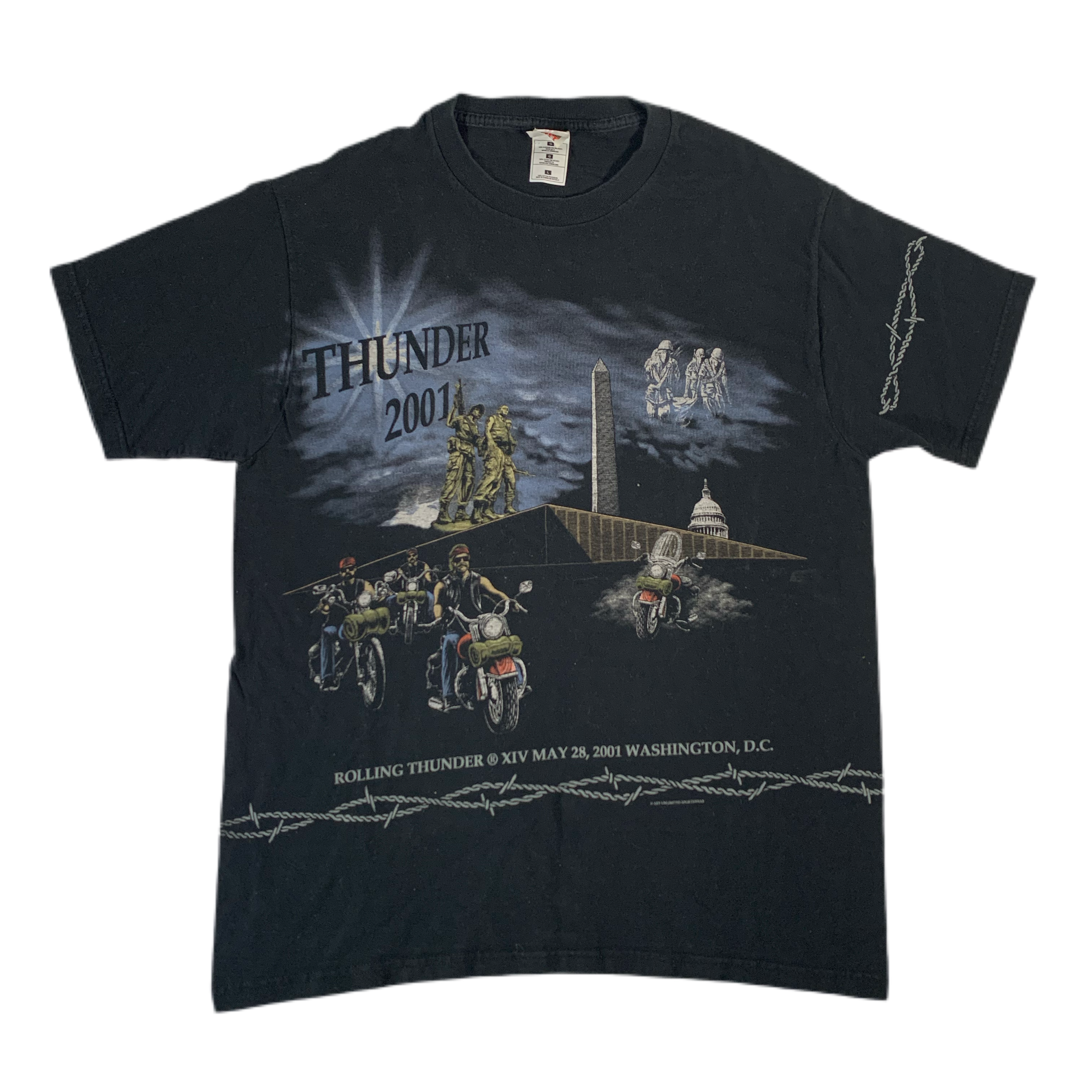 Vintage Rolling Thunder “DC 2001” T-Shirt