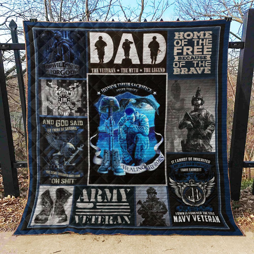 VETERAN QH 3D Quilt Blanket 615