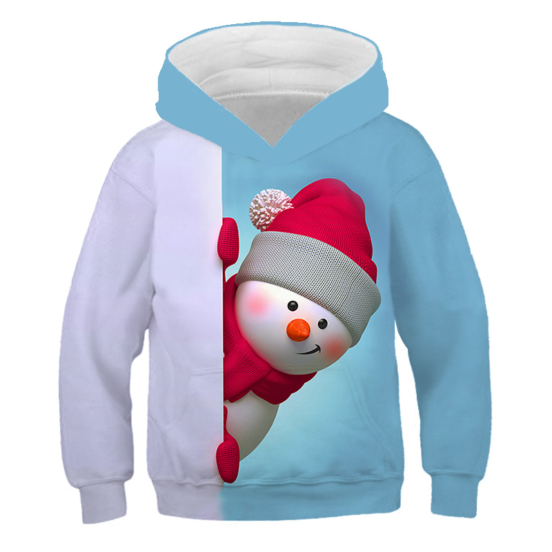 Baby Boys Girls Christmas Santa Claus Clothes Winter Spring Cute Santa Claus Hoodies kids Hoodie Sweatshirt Children’s clothing alx