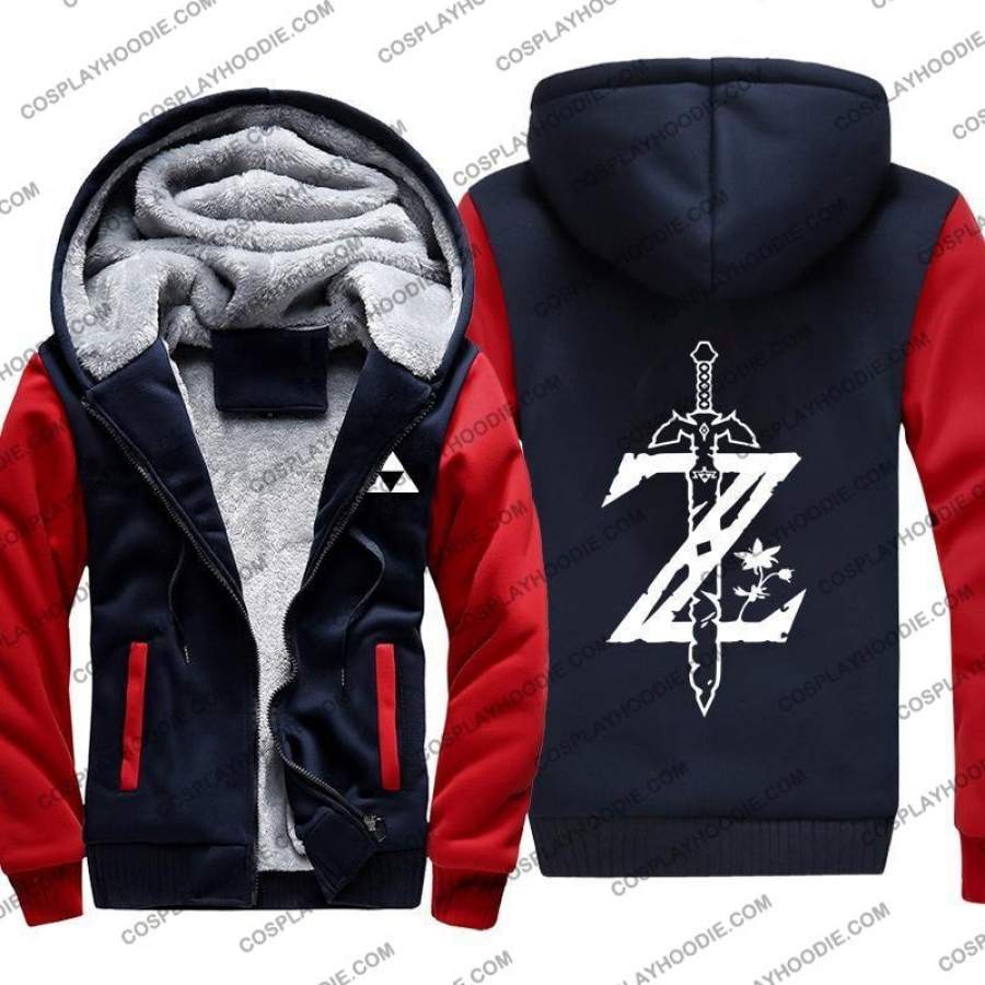 Zelda Kpop Streetwear Fleece Winter Hoodie Jacket