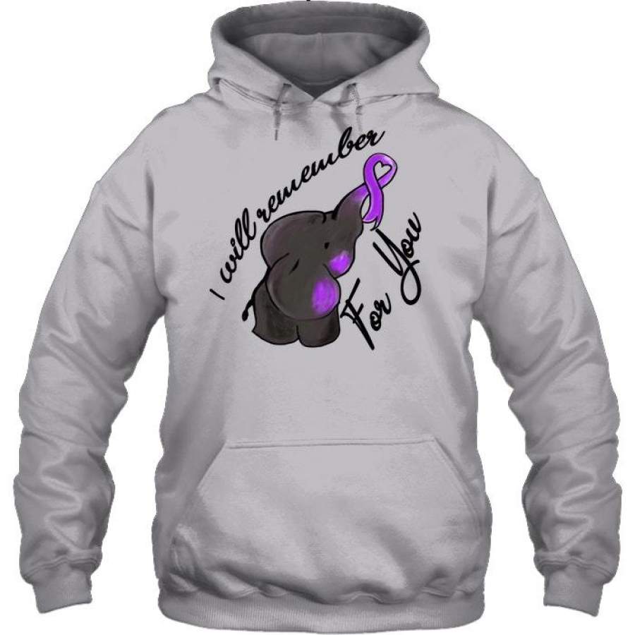 Elephant- I Will Remember For You Hoodie