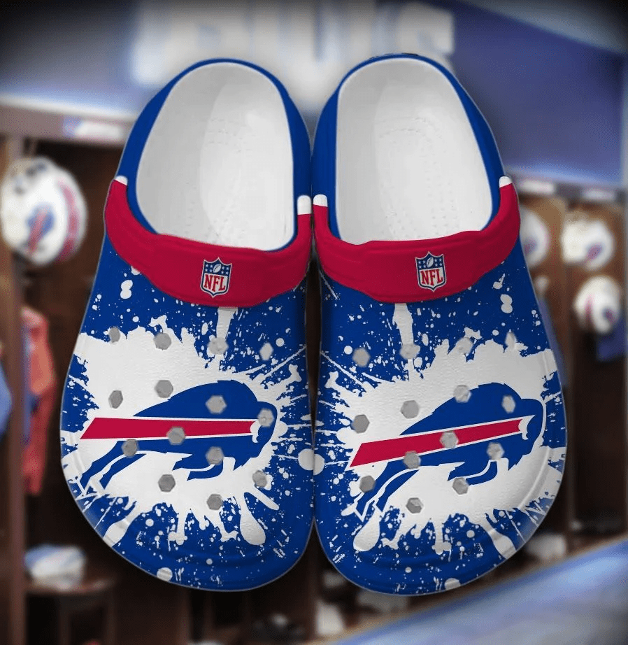 NFL Buffalo Bills Football Crocss Shoes Clogs Comfortable Crocband For Men Women