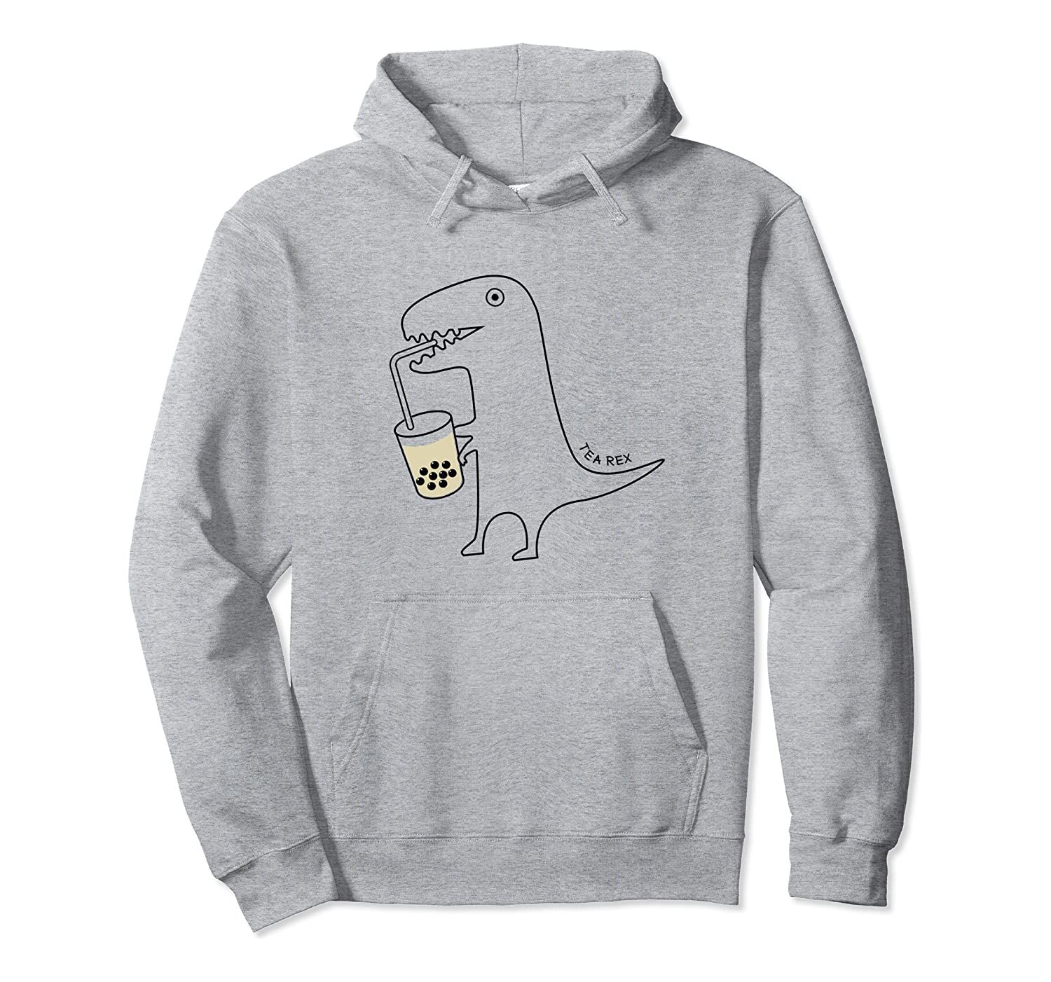 Tea Rex T-Rex Drinking Boba Milk Tea Funny Hoodie, T-Shirt, Sweatshirt, Tank Top