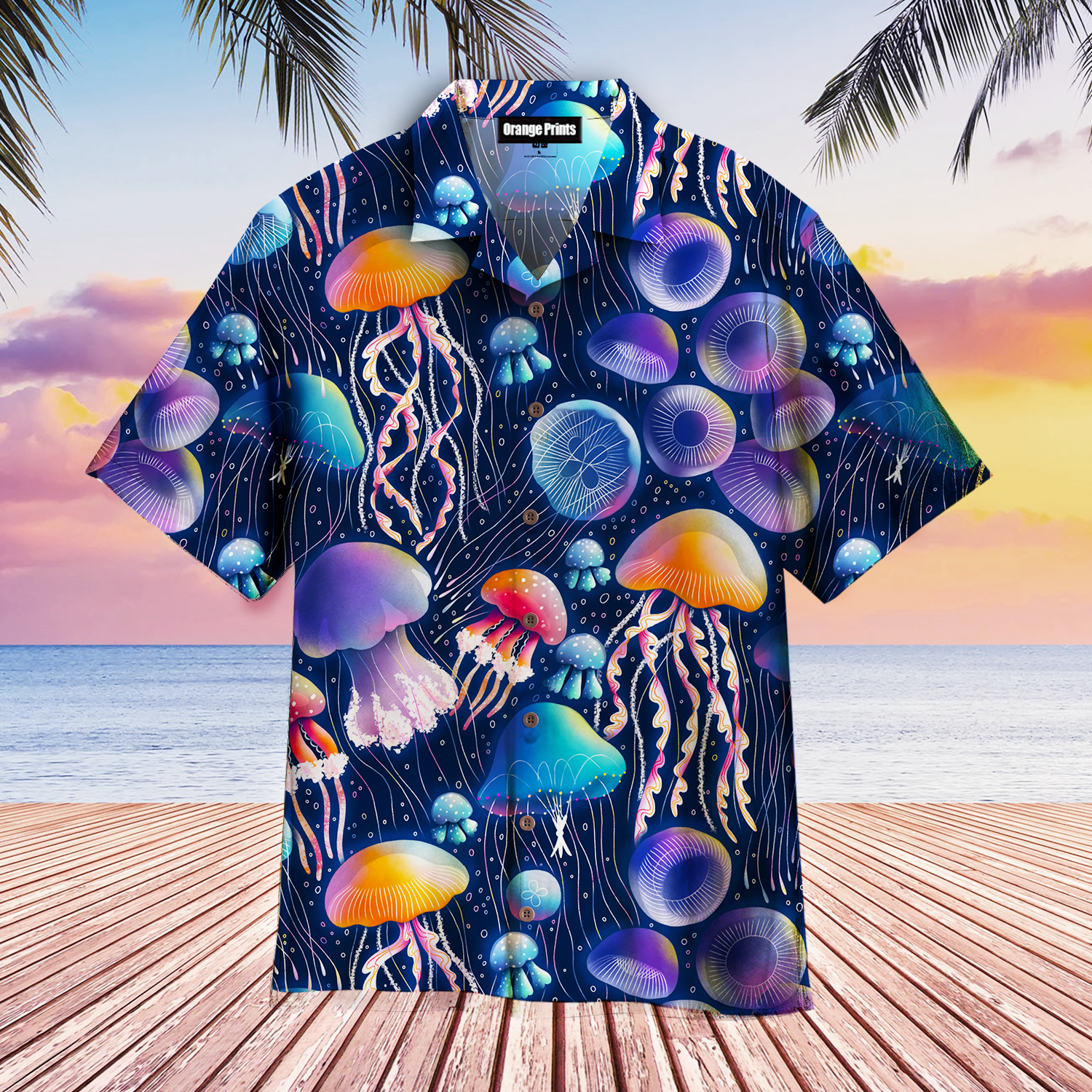 Jellyfish Disco Party Awesome Sea Aloha Hawaii Shirts For Men Women Ha22373