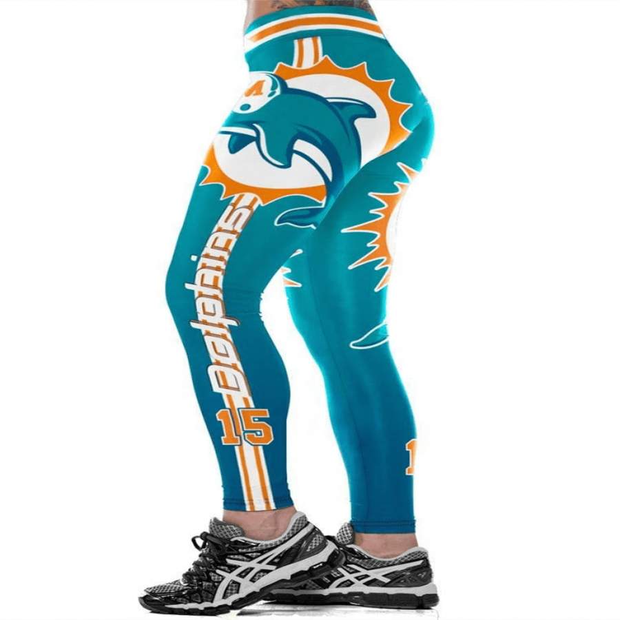 DOLPHINS Printed Sports Leggings